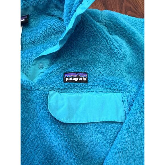 Patagonia Re-Tool Fleece Pullover Sweatshirt Jacket Womens Quarter Snap XS blue - Picture 5 of 9